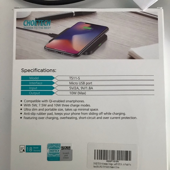 SOLD 2 Wireless Charger Mats - Picture 2 of 2